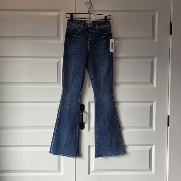NWT: L'Agence Marty High-rise Flare Jeans Size 25 - Picture 7 of 11
